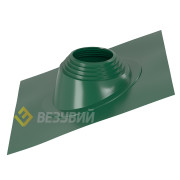 Кровельный проход 'ВЕЗУВИЙ' № 5 (д.200-275мм, 470х470мм) угл, силикон, Зеленый