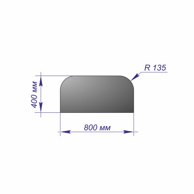 Лист предтопочный 400*800*1 R135 бронза