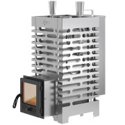 Печь для бани ASTON 20 INOX стекло 'АКВА '